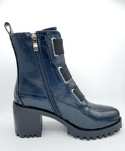 Load image into Gallery viewer, Aqua Flex Boot "Believe" Navy Krinkle"
