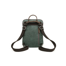 Load image into Gallery viewer, Davan 334 Purse Canvas Shoulder/Back-Pack - green