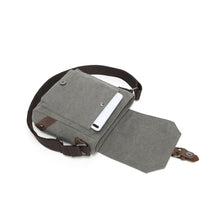 Load image into Gallery viewer, Davan 610 Purse Canvas Small Shoulder Cross - Grey