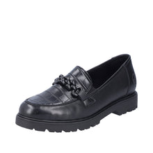 Load image into Gallery viewer, Rieker Loafer "Melissa" black