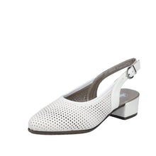 Load image into Gallery viewer, Rieker shoe "Louisa" sling back white