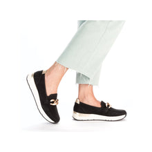 Load image into Gallery viewer, Rieker Shoe "Mikayla" black