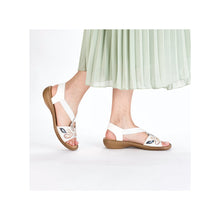 Load image into Gallery viewer, Rieker Sandal "Adalina" white multi