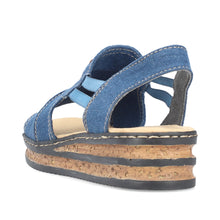Load image into Gallery viewer, Rieker Sandal "Freya 3" denim