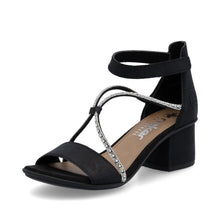 Load image into Gallery viewer, Rieker Sandal "Evelyn" black