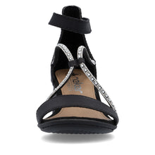 Load image into Gallery viewer, Rieker Sandal "Evelyn" black