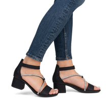 Load image into Gallery viewer, Rieker Sandal "Evelyn" black