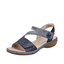 Load image into Gallery viewer, Rieker Sandal "Sandra" Blue