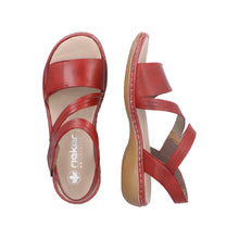 Load image into Gallery viewer, Rieker Sandal "Sandra" red