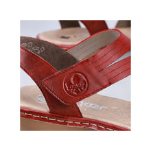 Load image into Gallery viewer, Rieker Sandal "Sandra" red