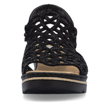 Load image into Gallery viewer, Rieker Sandal "Garbo' black