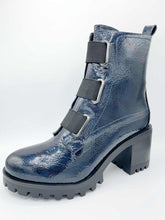 Load image into Gallery viewer, Aqua Flex Boot "Believe" Navy Krinkle"