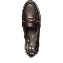 Load image into Gallery viewer, Ara "Camellia" cocoa loafer