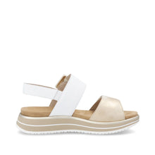 Load image into Gallery viewer, Remonte Sandal "Charlene" white gold