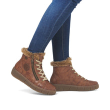 Load image into Gallery viewer, Remonte Boot Warm "Maddie" tan
