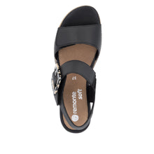 Load image into Gallery viewer, Remonte Sandal "Diana" black
