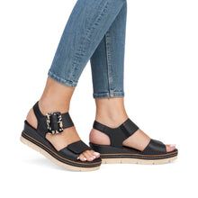 Load image into Gallery viewer, Remonte Sandal "Diana" black