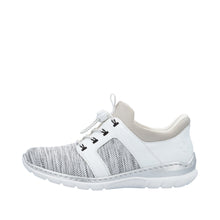 Load image into Gallery viewer, Rieker Sneaker "Emmie" white mixed