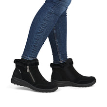Load image into Gallery viewer, Rieker Boot Warm "Sigrid" black