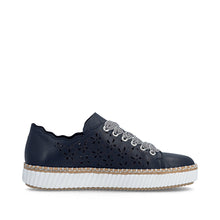 Load image into Gallery viewer, Rieker Sneaker "Sandy" navy