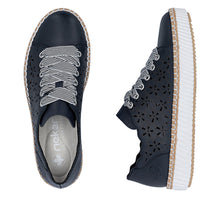 Load image into Gallery viewer, Rieker Sneaker "Sandy" navy