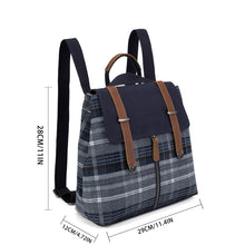 Load image into Gallery viewer, Davan Purse 637 Multifunctional Backpack/shoulder blue