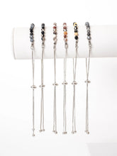 Load image into Gallery viewer, BEL Jewellery Mini Gemstone Cinch Bracelets- Platinum-Plated