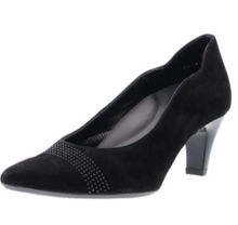 Load image into Gallery viewer, Ara Shoe "Ty" black suede