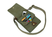 Load image into Gallery viewer, Davan 2020 Purse Canvas Multi Functional bag - Turquoise