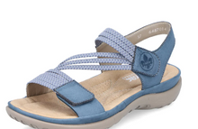 Load image into Gallery viewer, Rieker Sandal "Sadie" royal blue