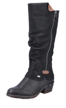 Load image into Gallery viewer, Rieker Boot Warm "Bernadette" Black