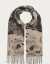 Load image into Gallery viewer, Cashmink Scarf "Romantic Floral" Chinchilla - V.Fraas