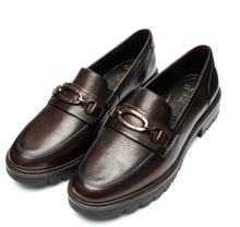 Load image into Gallery viewer, Ara "Camellia" cocoa loafer
