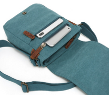 Load image into Gallery viewer, Davan 8572 Purse Canvas Shoulder/Cross  - Green