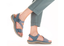 Load image into Gallery viewer, Rieker Sandal "Sadie" royal blue