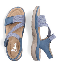 Load image into Gallery viewer, Rieker Sandal "Sadie" royal blue