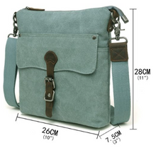 Load image into Gallery viewer, Davan 568 Purse Canvas Shoulder Bag - Blue