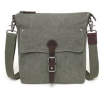 Load image into Gallery viewer, Davan Canvas Shoulder Bag 568- Green