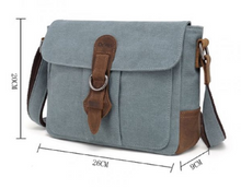Load image into Gallery viewer, Davan 544 Purse Canvas Shoulder Bag - Blue