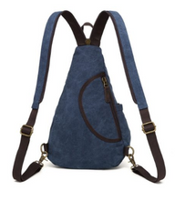 Load image into Gallery viewer, Davan 6881 Purse Canvas Multifunctional Sling Bag - Charcoal