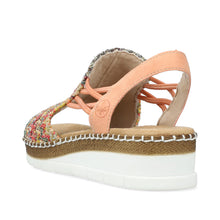 Load image into Gallery viewer, Rieker Sandal "Gabi" multi apricot
