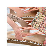 Load image into Gallery viewer, Rieker Sandal "Gabi" multi apricot