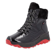 Load image into Gallery viewer, Rieker Boot Warm "Willow" black