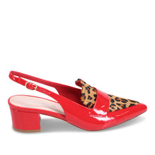 Load image into Gallery viewer, Django & Juliette Shoe "Aiday" red leopard