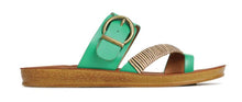 Load image into Gallery viewer, Los Cabos Sandal "Bria" emerald