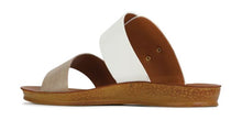 Load image into Gallery viewer, Los Cabos Sandal "Doti" taupe and cream