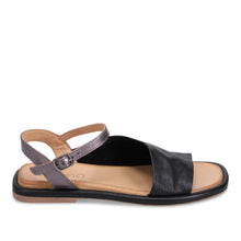 Load image into Gallery viewer, Bueno Sandal "Ervine" black/gun metal