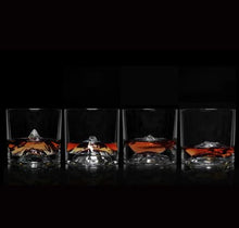 Load image into Gallery viewer, The Peaks Crystal Whiskey Glass Set of 4