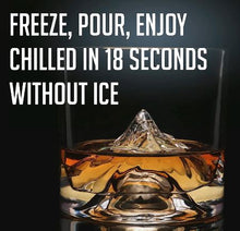 Load image into Gallery viewer, Mount Everest Crystal Whiskey Glasses set of 2