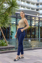 Load image into Gallery viewer, Remonte Shoe "Cleo" black and gold